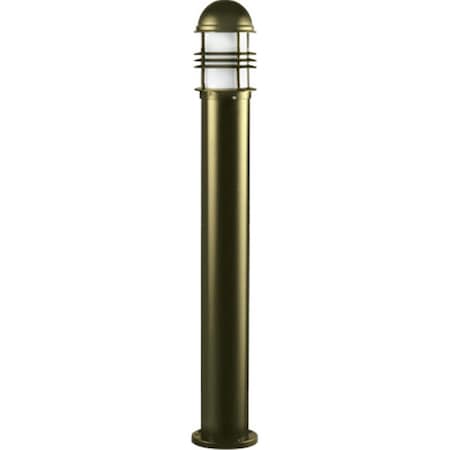 Feeltheglow Powder Coated Cast Aluminum Bollard Light, Bronze - 43.19 x 6.63 x 6.63 in. FE2563026